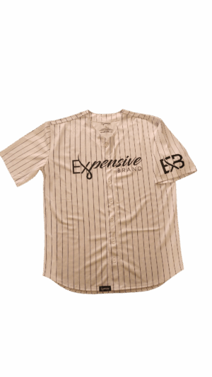 The Expensive Brand White "Ying" Baseball Jersey